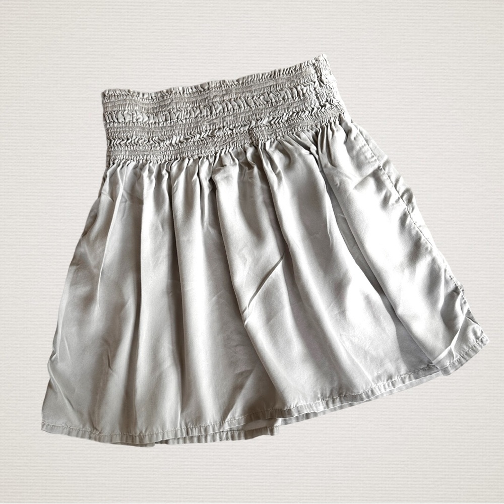 Zara Basic Skirt, High Waisted w/ Pockets, Size Large